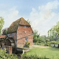 Cobham Mill Elmbridge – Surrey Scenes Art Gallery – Fine Art Prints For Sale