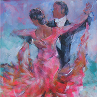 Ballroom Dancing Foxtrot Waltz Painting