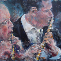 Flutes Wind Section Of Orchestra Classical Music Art Gallery Painting