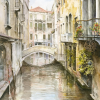Venice Waterway – David Drury – Surrey Artist