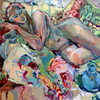 Nude Oil Painting by Molesey Art Society Member – Surrey Artist Hildegarde Reid