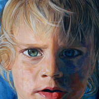 Portrait – Child – Boy – Jude – Joanna McConnell – Portrait Artist – Surrey Art Gallery