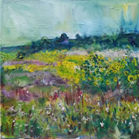 Summer Flowers 2- Stephen Kinder – Godalming Artist – Farnham Arts Society – Surrey Art Gallery