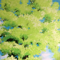 Tree and Sky – Listen Up 2 – Surrey Artist – Rajin Park – New Malden
