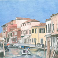 Venice – Murano Island – Award-Winning Surrey Artist – Linda Brand UKCPS – Gallery – Pencil Artist