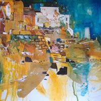Lyme Regis, Dorset – Nagib Karsan – Artist in Watercolours, Mixed Media and Collage – Dorking Group of Artists