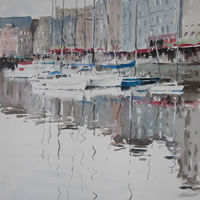Marine Reflections – Kim Page – Paintings in Watercolour and Oil – Surrey Art Gallery – England