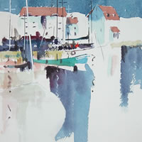 Woodbridge Suffolk – Kim Page – Paintings in Watercolour and Oil – Surrey Art Gallery – England