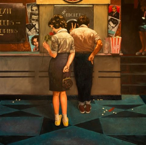 Cinema Tickets For Two Surrey Artist William E Rochfort Fine Art