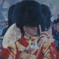 Trooping the Colour – Bandsmen – Mark Dorsett – Watercolour and Oil Paintings – Littleton Artists Group