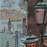 Venice Lamps, Italy – Mark Dorsett – Watercolour and Oil Paintings – Littleton Artists Group