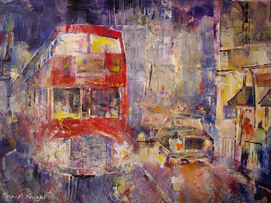 Red Bus in London - London Gallery 2 - Sera Knight