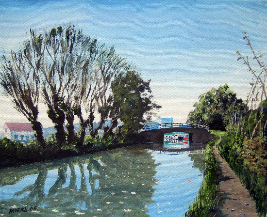 Wey Navigation Canal, Surrey - 4
