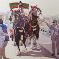 Guildford Brewery Dray Horses