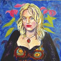 Portrait Painting of Young Woman – Fleur – Art Comission by Biggin Hill near Tatsfield Kent Artist Richard Waldron