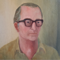 John Hart Mills, Staines on Thames Portraiture Artist – Self-Portrait
