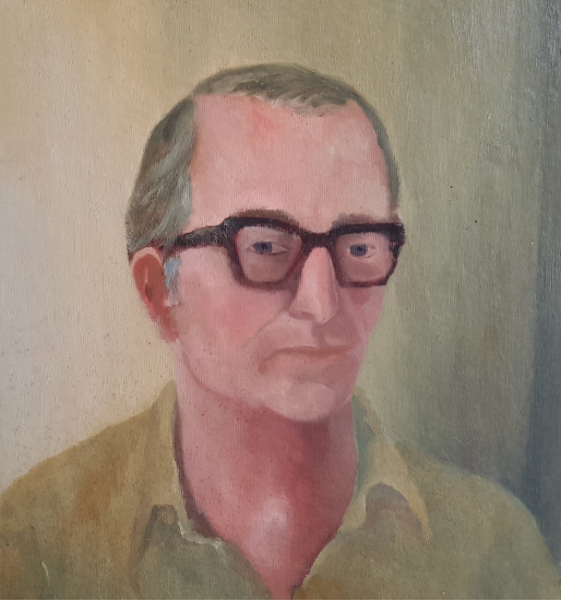 John Hart Mills, Staines on Thames Portraiture Artist - Self-Portrait