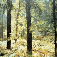 Denny Wood near Brockenhurst New Forest National Park – Watercolour Painting by Surrey Artist Jacqui Slade
