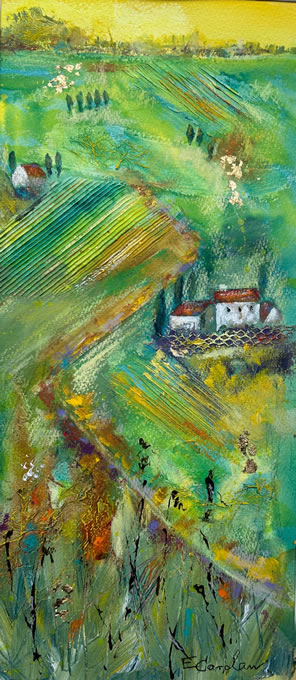 Art - Tuscany Italy Gallery - Countryside Painting