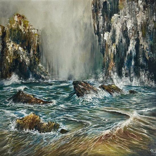 Where the Sky Meets the Sea - Epsom Artist Tasmeen Oozeerally