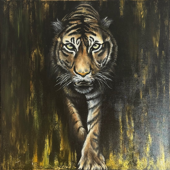 Whispers of The Shadow - Epsom Artist and Tadworth Art Group member Tasmeen Oozeerally